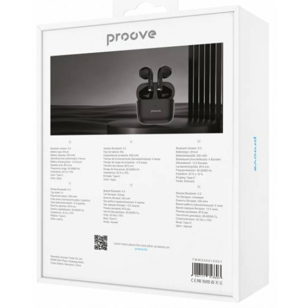 Фото - Наушники вкладыши беспроводные TWS Proove Mainstream (TWMS00010001)