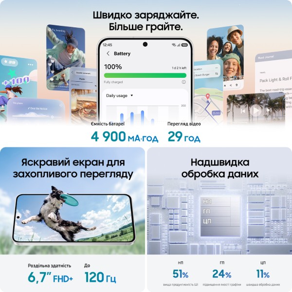 Фото - Смартфон Samsung Galaxy S26 FE 8/128Gb Graphite (SM-S741BZKDEUC)
