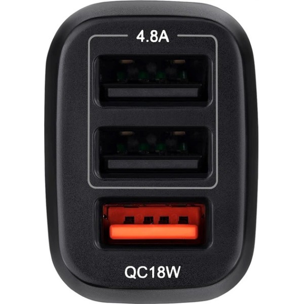 Фото - Автомобильное зарядное устройство Brevia ePower TriDrive 42W 3xUSB-A (46042TUB)