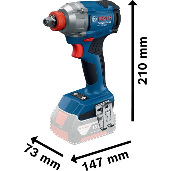 Фото - Гайковерт акумуляторний Bosch GDX 18V-285 (0.601.9N2.120)