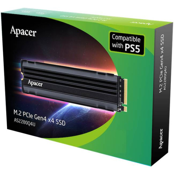 Фото - SSD-накопичувач внутрішній Apacer AS2280Q4U5 (For PS5) 2TB 2280 PCIe 4.0x4 (AP2TBAS2280Q4U5-1)