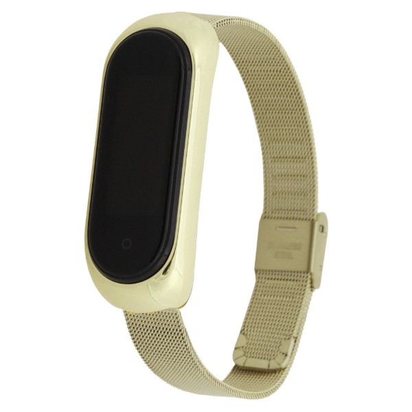 Фото - Ремінець для фітнес-браслету BeCover Metal for Xiaomi Mi Smart Band 5 Gold (705148)