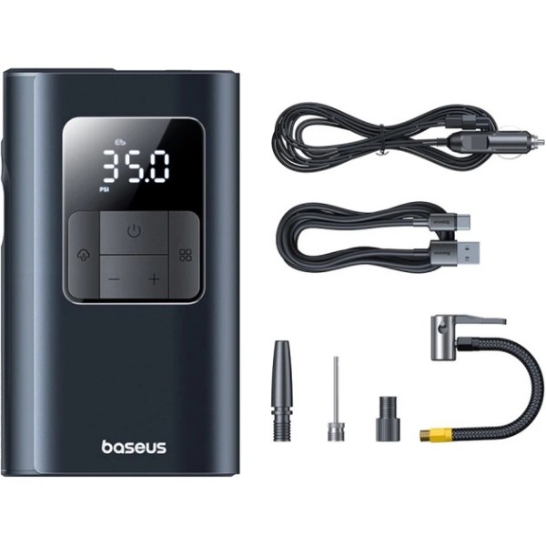Фото - Автокомпресор Baseus PrimeTrip VA1 Wired and Wireless 2-in-1 Tire Inflator Cosmic Black (C11169001121-00) Фото - Автокомпресор Baseus PrimeTrip VA1 Wired and Wireless 2-in-1 Tire Inflator Cosmic Black (C11169001121-00)