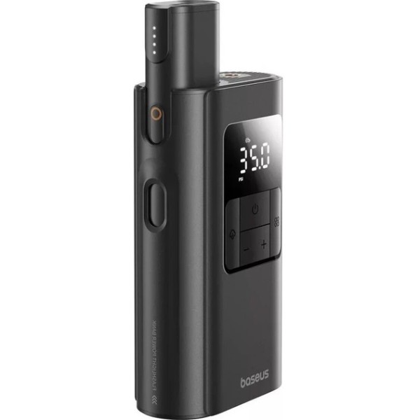 Фото - Автокомпресор Baseus PrimeTrip VA1 Wired and Wireless 2-in-1 Tire Inflator Cosmic Black (C11169001121-00)