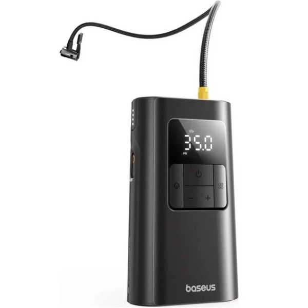 Фото - Автокомпресор Baseus PrimeTrip VA1 Wired and Wireless 2-in-1 Tire Inflator Cosmic Black (C11169001121-00)