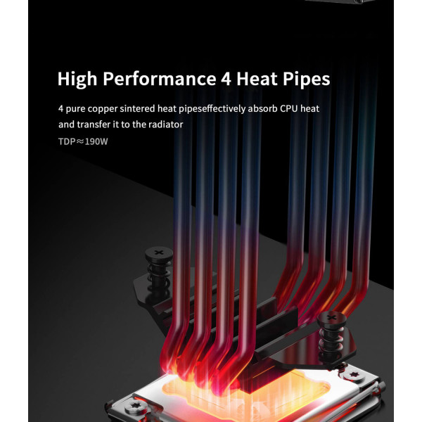 Фото - Процесорний кулер Gamemax Gamma 90 Digital BK