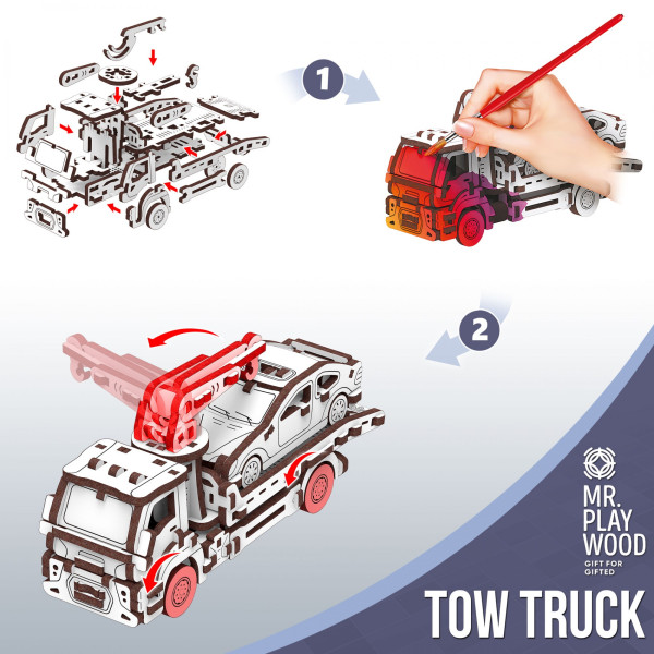 Фото - 3D пазли Mr.Playwood Евакуаторконструктор (10805)