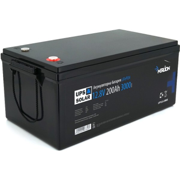 Фото - Аккумулятор для ИБП Merlion LiFePO4 12.8V 200AH (4S1P/BMS-100A) (LFP12-200US)