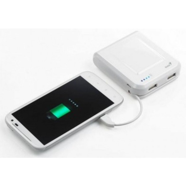 Фото - Батарея мобільна Genius ECO-U700 7800 mAh White
