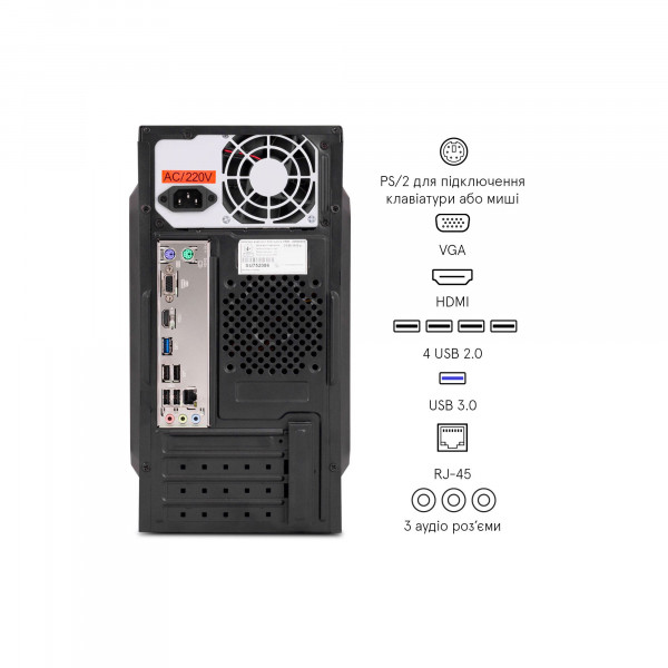 Фото - Системний блок Everest Start 1005 (1005_2540)