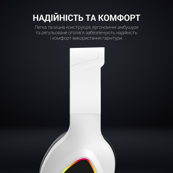 Фото - Гарнітура дротова ігрова GamePro HS615 RGB