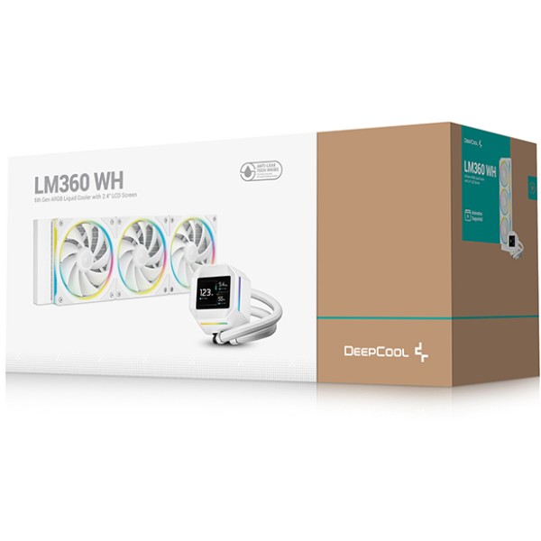 Фото - Водяная система охлаждения Deepcool LM360 WH (R-LM360-WHDMMC-1)