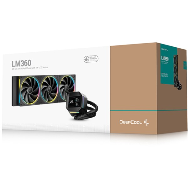 Фото - Водяна система охолодження Deepcool LM360 Black (R-LM360-BKDMMC-1)