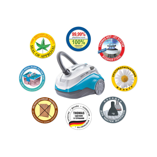 Фото - Пилосос для с/п з аквафільтром Thomas PERFECT AIR ALLERGY PURE