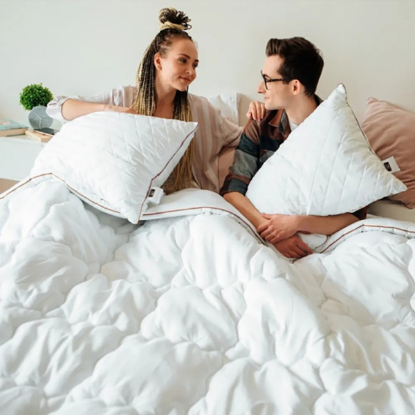 Фото - Подушка стандартна MirSon бавовняна 1288 Eco Jojoba Середня 40х60 см (2200001520059)