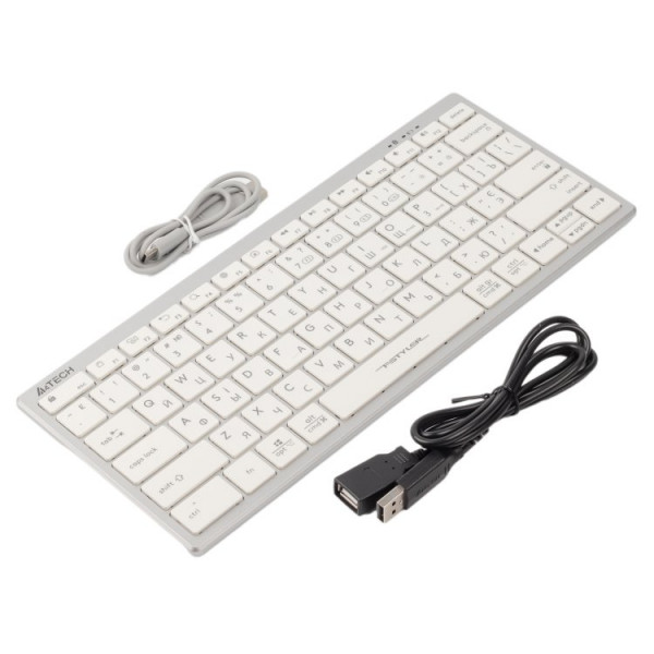 Фото - Клавиатура беспроводная A4tech Fstyler FBX51C (White)