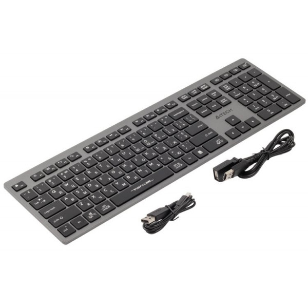 Фото - Клавіатура бездротова A4tech Fstyler FBX50C (Grey)