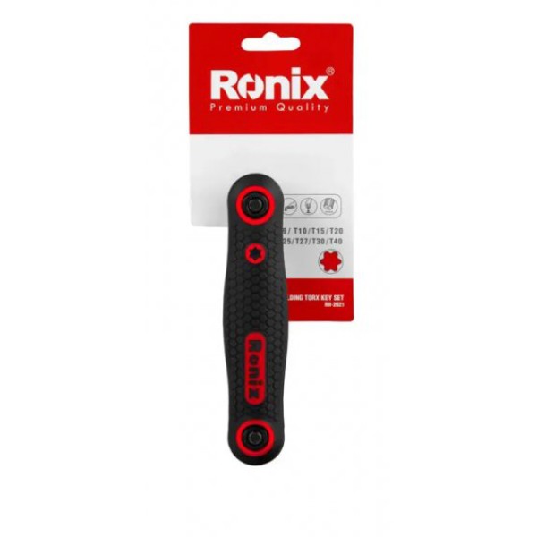 Фото - Набір шестигранних складних ключів Ronix Torx (RH-2021)