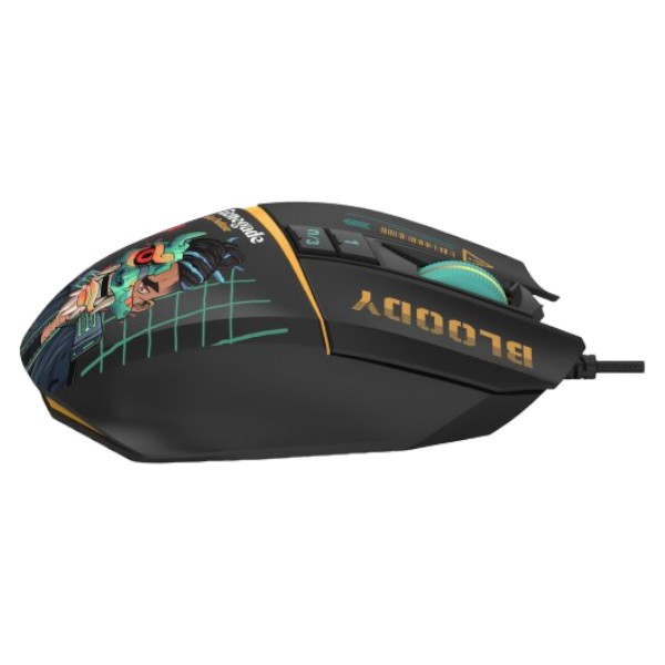 Фото - Миша дротова ігрова Bloody W63 Max (Renegade Midnight)