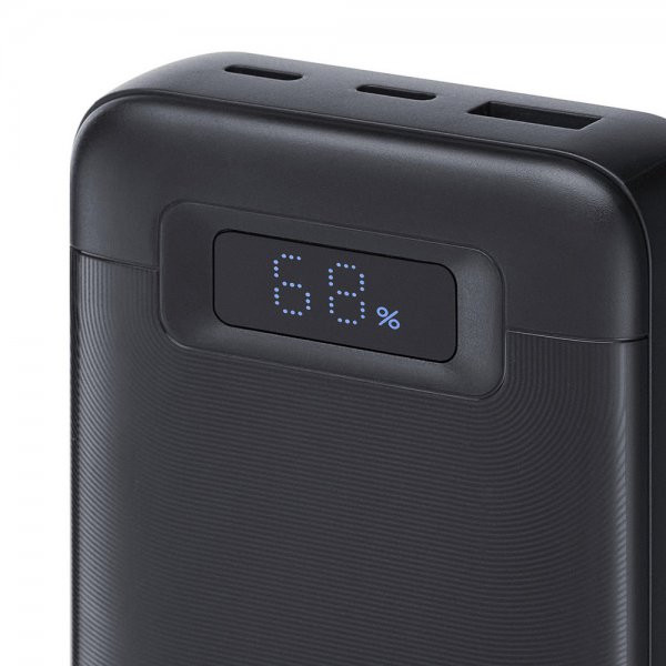 Фото - Батарея мобільна RIVACASE 20000 mAh 65W Black (RIVAPOWER VA1082 (Black))