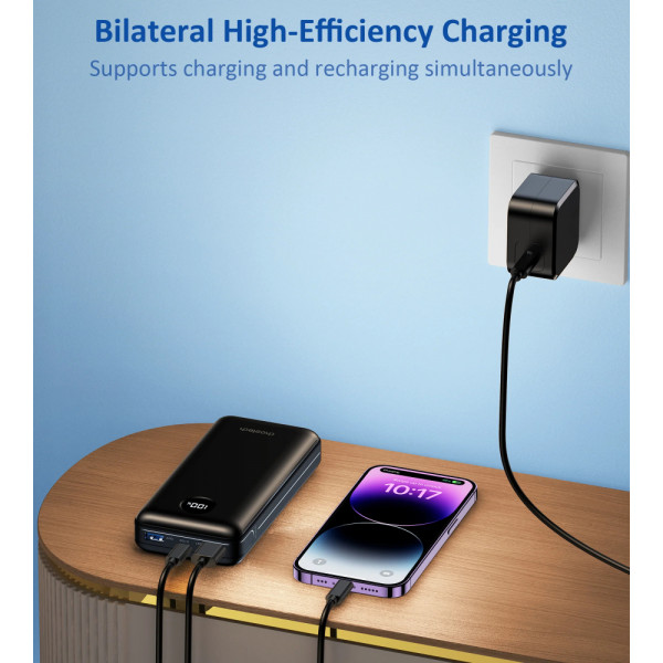 Фото - Батарея мобильная Choetech 20000mAh 45W Black (B653-BK)