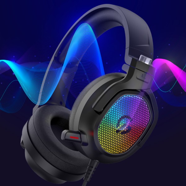 Фото - Гарнітура дротова ігрова GamePro HS1300 7.1 RGB