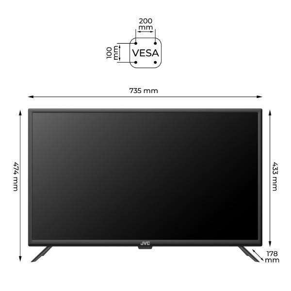 Фото - Телевизор JVC LT-32MU238