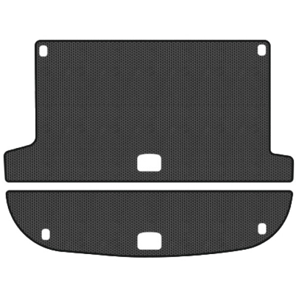 Фото - EVA килимок в багажник авто EVAtech для Santa FE (CM) 5 seats Hyundai 2006-2010 2 покоління SUV EU (HY33306BE2SBB) Фото - EVA килимок в багажник авто EVAtech для Santa FE (CM) 5 seats Hyundai 2006-2010 2 покоління SUV EU (HY33306BE2SBB)