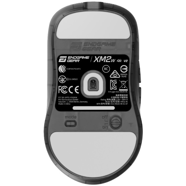 Фото - Миша бездротова ігрова Endgame Gear XM2w 4k v2 Black (PGW-EG-MOU-081)