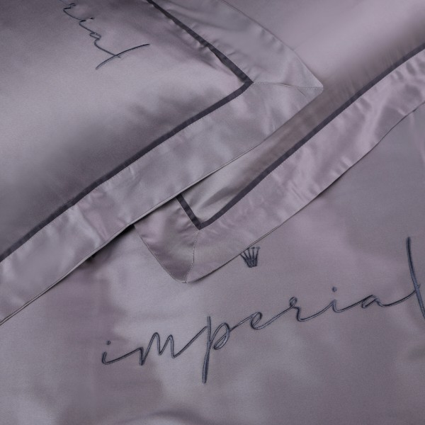 Фото - Наволочка MirSon Imperial Tencel №06 Gray 70х70 см (2200010755367)