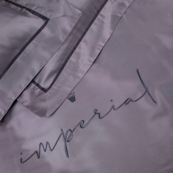 Фото - Наволочка MirSon Imperial Tencel №06 Gray 70х70 см (2200010755367)
