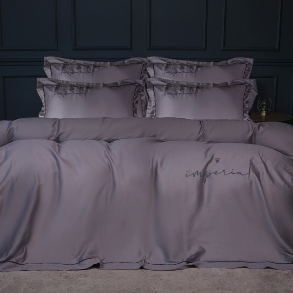 Фото - Наволочка MirSon Imperial Tencel №06 Gray 70х70 см (2200010755367)