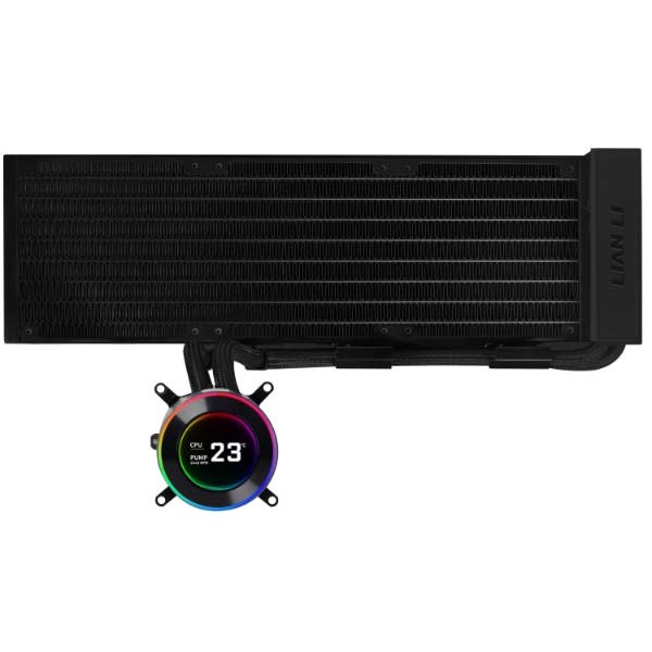 Фото - Водяна система охолодження Lian Li HydroShift II LCD-S 360N FANLESS Black (G89.GHS2LCDS36NB.00)