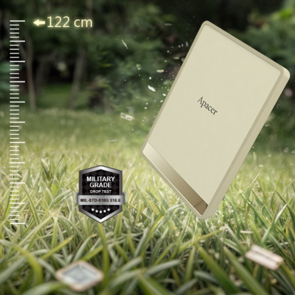 Фото - SSD-накопитель внутренний Apacer AS724 512 GB USB 3.2 Gen.2 Type-C Read/Write 500MB/s Cream (AP512GAS724C-1)