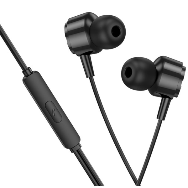 Фото - Навушники вкладиші дротові BOROFONE BM94 Black (6941991115820)