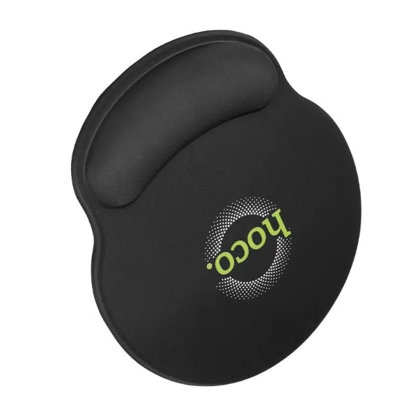 Фото - Килимок для миші HOCO GM30 Polar Fox mouse pad with wrist support Black (6942007623339)