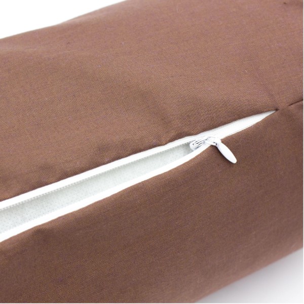 Фото - Подушка валик MirSon №8376 Naturale Line 19-1217 Chocolate Perla Tencel 70х20 см (2200006252443)