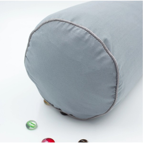 Фото - Подушка валик MirSon №8342 Eco Line Gray Tencel 100х16 см (2200006250418)
