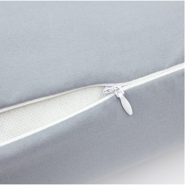 Фото - Подушка валик MirSon №8341 Eco Line Gray BamBoo 70х16 см (2200006250326)