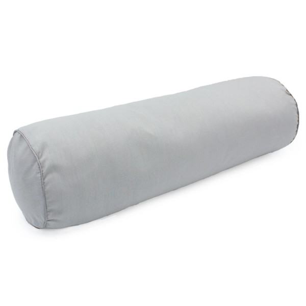 Фото - Подушка валик MirSon №8349 Naturale Line 16-5703 Light Gray BamBoo 100х20 см (2200006250845)