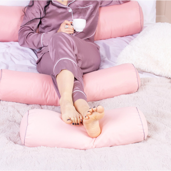 Фото - Подушка валик MirSon №8360 Naturale Line 14-1312 Domiano Tencel 60х20 см (2200006251477)