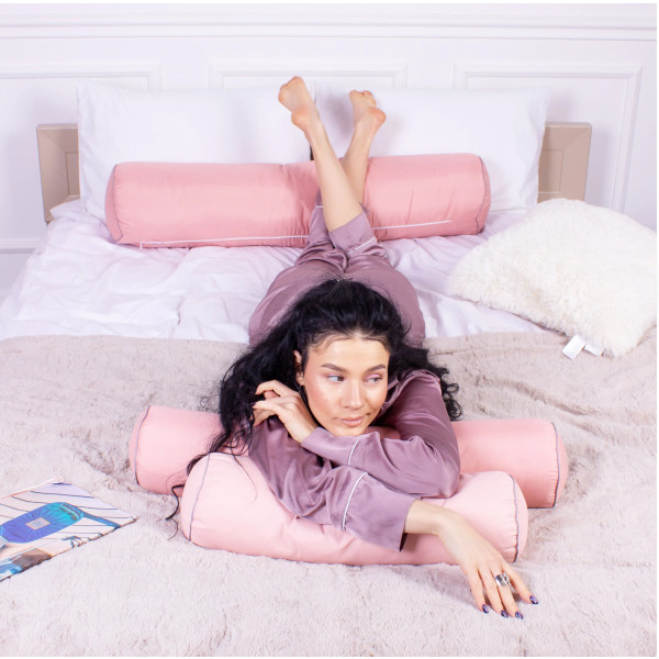 Фото - Подушка валик MirSon №8360 Naturale Line 14-1312 Domiano Tencel 60х20 см (2200006251477)