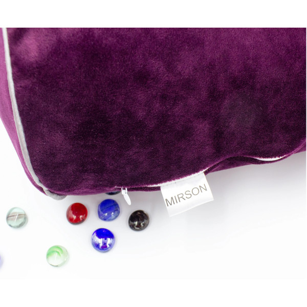Фото - Подушка валик MirSon №8127 Velvet Line 28-0002 Excalibur EcoSilk 60х16 см (2200006249023)