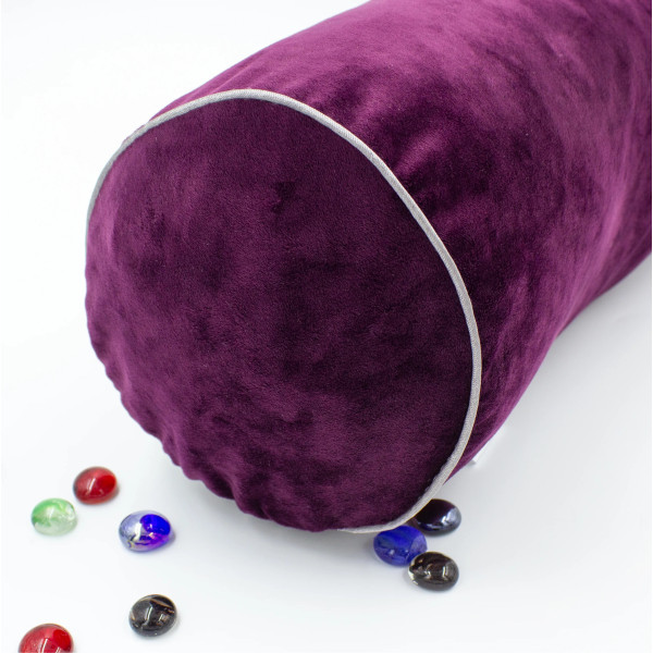 Фото - Подушка валик MirSon №8127 Velvet Line 28-0002 Excalibur EcoSilk 60х16 см (2200006249023)