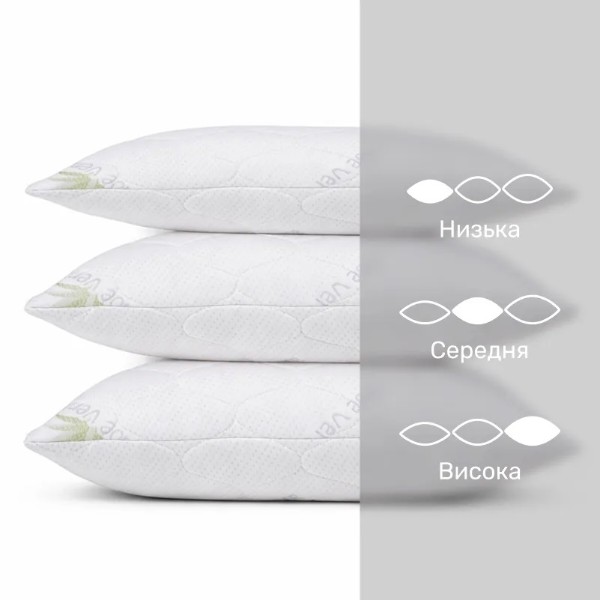Фото - Подушка стандартная MirSon №806 Alberto EcoSilk Hand made 50х70 см (2200003037234)