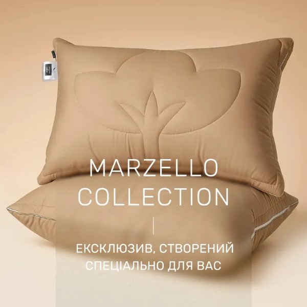 Фото - Подушка стандартна MirSon №527 Marzello Collection Cotton висока 60x60 см (2200012229125)