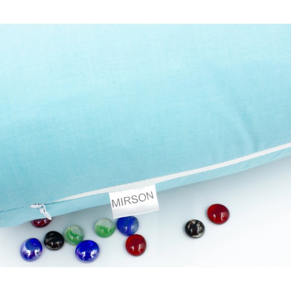 Фото - Подушка валик MirSon №8367 Naturale Line 11-2208 Mint BamBoo 70х20 см (2200006251903)