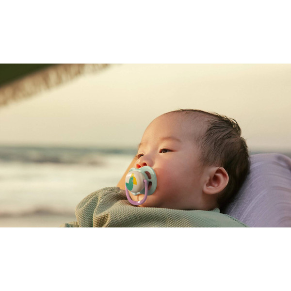 Фото - Ортодонтическая пустышка Philips Avent Ultra Air, 0-6 мес. (SCF080/24)