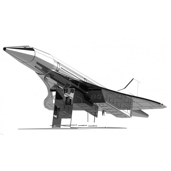Фото - Металевий конструктор Metal Time Supersonic Legend Concorde Airplane (MT078)