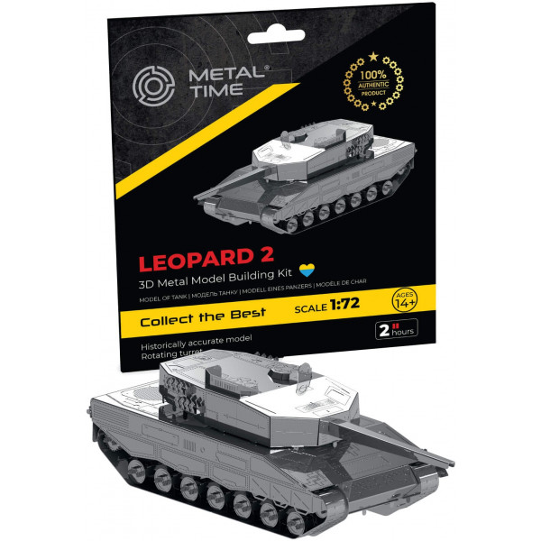 Фото - Металевий конструктор Metal Time Leopard 2 Tank (MT079)